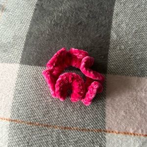 Handmade crochet hair scrunchie